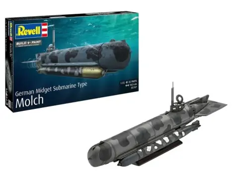 Beperkte Voorraad GERMAN MIDGET SUBMARINE TYPE MOLCH