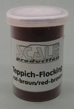 INTERIOR FLOCKING RED BROWN Beperkt Aanbod