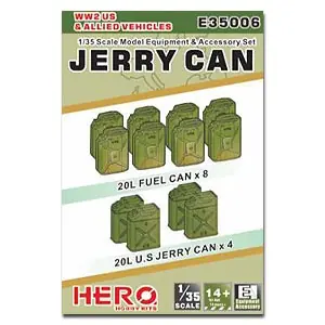 WWII US ALLIED JERRYCAN SET Nieuw