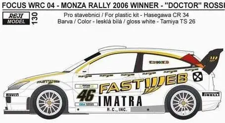 FORD FOCUS WRC 04 MONZA RALLY 2006 ROSSI Flitsaanbieding