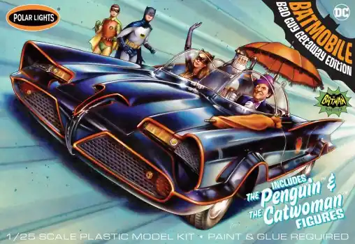 CLASSIC TV SHOW BATMOBILE BAD GUY GETAWAY EDITION Direct Beschikbaar