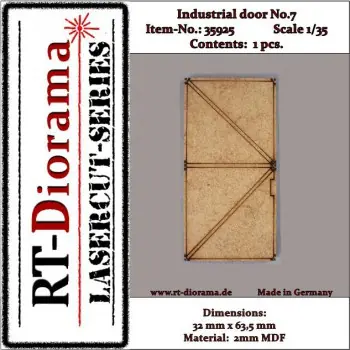Gereduceerde Prijs LASERCUT ACCESSORIES INDUSTRIAL DOOR NO.7