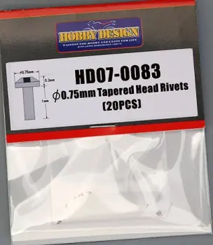 0.75MM TAPERED HEAD RIVET Gecertificeerd