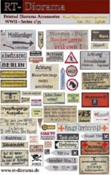 Direct Beschikbaar PRINTED ACCESSORIES ROAD SIGN GERMANY