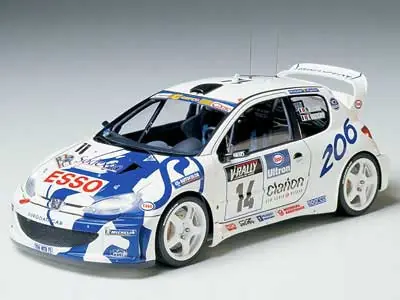 Hete Deal PEUGEOT 206 WRC RAC 2002 ROSSI MICHELIN
