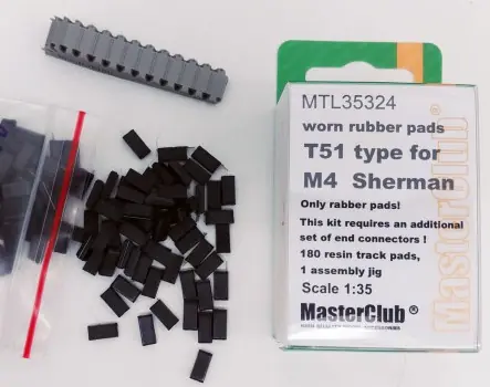 WORN RUBBER PADS T51 TYPE FOR M4 SHERMA/M3 Koop Vandaag