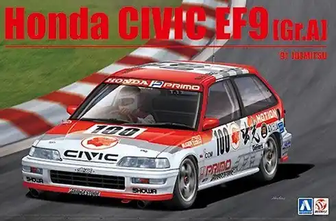 HONDA CIVIC EF9 GR. N SUZUKA CIRCUIT TEST CAR 1990 Uitverkoop
