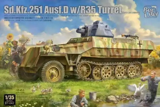 SD. KFZ. 251 AUSF. D WITH R35 TURRET Dagaanbieding