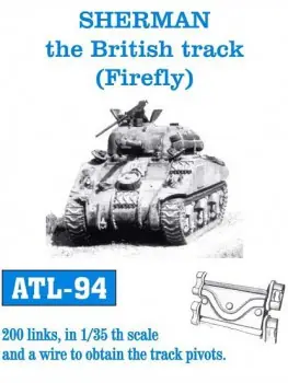 Express Levering TRACK LINKS SHERMAN THE BRITISH TRACK FIREFLY