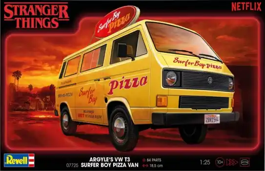 Speciale Aanbieding "STRANGER THINGS" VW T3 BUS "SURFER BOY" MODEL SET