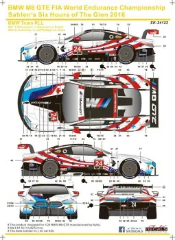 BMW M8 GTE FIA WORLD ENDURANCE CHAMPIONSHIP SAHLENS SIX HOURS OF THE GLEN 2018 Hoge Kwaliteit