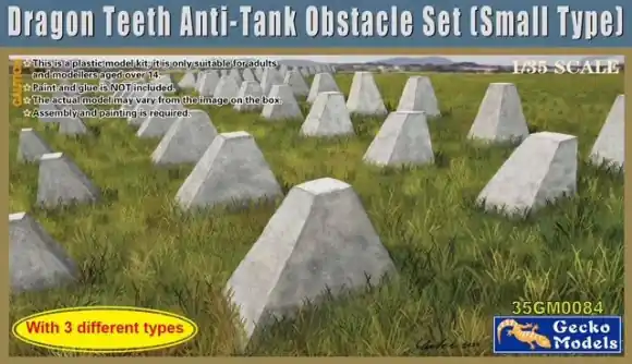 Nieuw DRAGON TEETH ANTI-TANK OBSTACLE SET (SMALL TYPE)