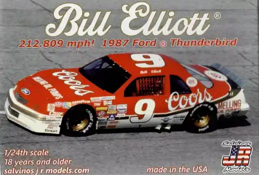 BILL ELLIOTT 1987 FORD THUNDERBIRD 212.809 RECORD CAR Laatste Kans