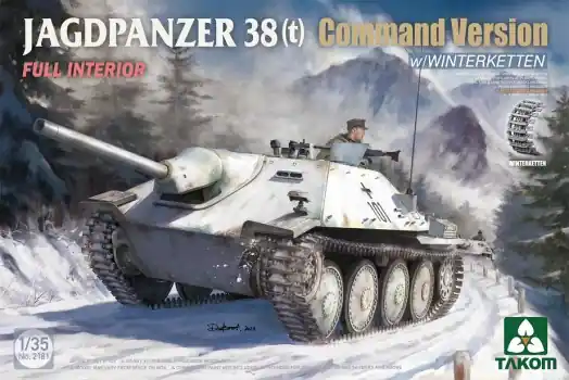 JAGDPANZER 38 (T) COMMAND VERSION FULL INTERIOR Express Levering
