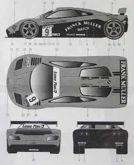 Exclusieve Aanbieding MCLAREN F1-GTR SHORT TAIL