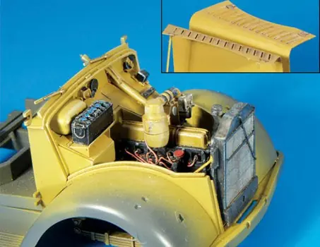 Rechtstreeks Van De Fabrikant ENGINE COMPARTMENT DETAIL SET - OPEL BLITZ