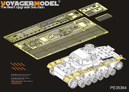 WWII GERMAN PZ. KPFW. III E-H VERSION/STUG III A-E Seizoensaanbieding