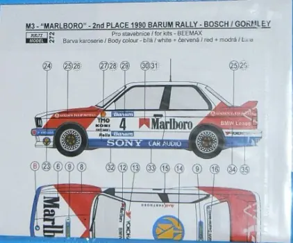 Gereduceerde Prijs BMW M3 BARUM 1990 BOSH