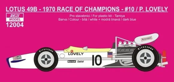 Nu Kopen LOTUS 49B RACE OF CHAMPIONS 1970 BRANDS HATCH LOVELY