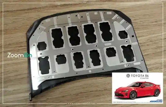 Weekendaanbieding HOOD STRUCTURE TOYOTA 86 FOR AOSHIMA KIT