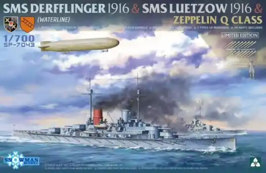 SMS DERFFLINGER 1916 AND SMS LUETZOW 1916 AND ZEPPELIN Exclusieve Aanbieding