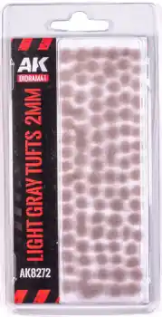 LIGHT GRAY FANTASY TUFTS 2MM Premium