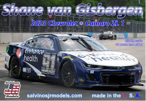 TRACKHOUSE RACING 2023 "SVG" SHANE VAN GISBERGEN CHICAGO WINNER Beperkte Voorraad