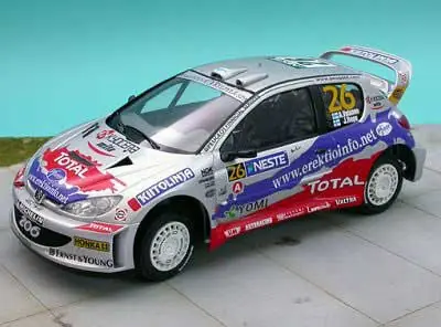Betaalbaar PEUGEOT 206 WRC FINLAND 2003 VATANEN