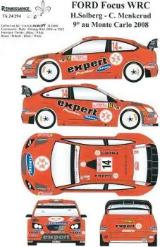 Bestel Nu FORD FOCUS WRC MONTE CARLO 2008 SOLBERG