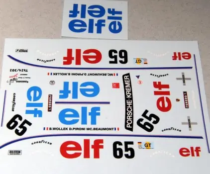 Beperkte Voorraad PORSCHE 934 LE MANS WOLLEK ELF