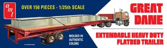 Superprijs GREAT DANE EXTENDABLE FLAT BED TRAILER