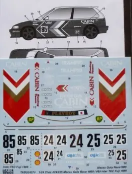 HONDA CIVIC EF3 GR.A 1989 MACAU GUIA RACE 20 RAZ Betaalbaar