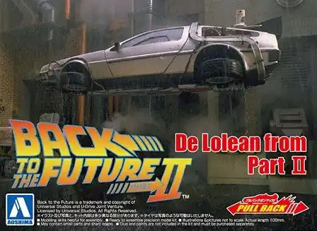 BACK TO THE FUTURE DELOREAN PART II Hete Deal