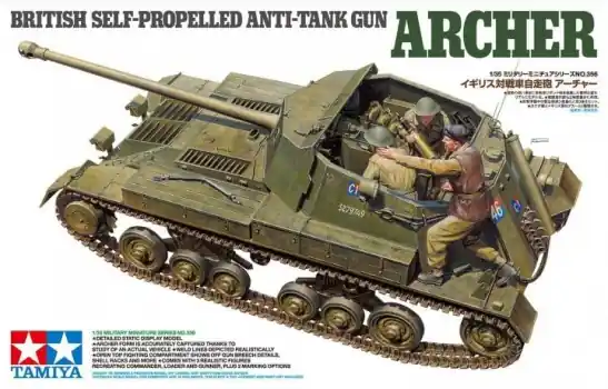 WWII BRITISH ARCHER SELF-PROPELLED ANTI-TANK GUN TRACK COVERS ADDITIONAL PARTS Hoge Kwaliteit