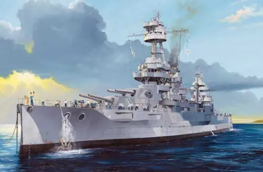 USS NEW YORK BB-34 Lage Prijs