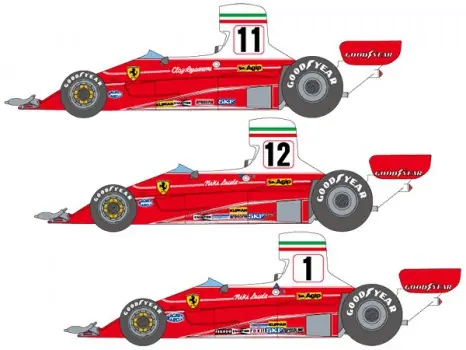 Direct Verzonden FERRARI 312T 1975-76 1975 MONACO GP WINNER