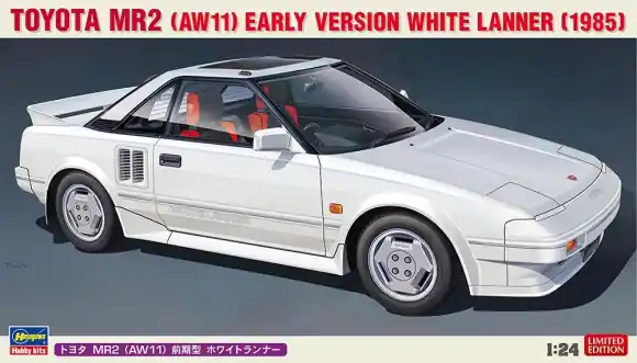 Gecertificeerd TOYOTA MR2 (AW11) EARLY VERSION WHITE LANNER 1985