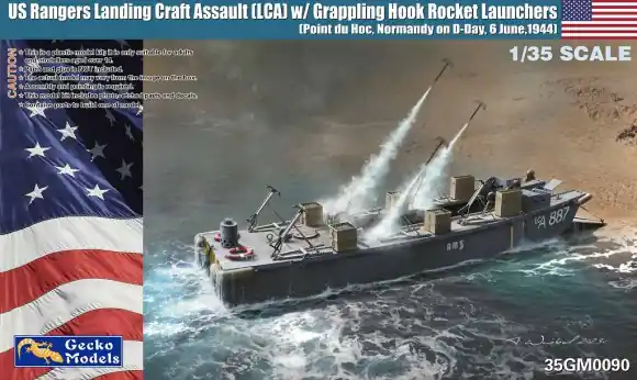 Veilige Betaling US RANGERS LANDING CRAFT ASSAULT (LCA) WITH GRAPPLING HOOK ROCKET LAUNCHERS