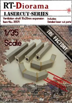 LASERCUT VENTILATION SHAFT EXPANSION 12X20MM Aanbieding