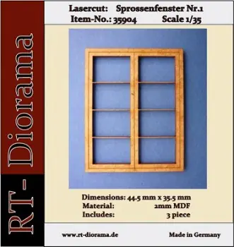 Merkproduct LASERCUT SPROSSENFENSTER 1