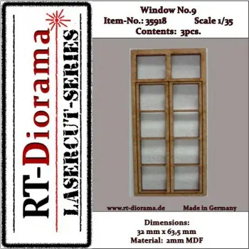 Goedkoop LASERCUT SPROSSENFENSTER NR.9