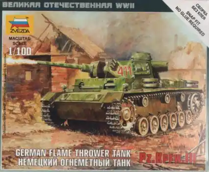 Snelle Levering PANZER III FLAMETHROWER