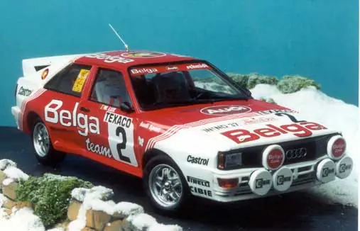 AUDI QUATTRO SPA 1983 DUEZ BELGA BODY RESIN PARTS Flitsaanbieding