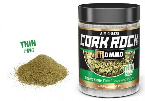 CORK ROCK DESERT STONE THIN Hoge Kwaliteit