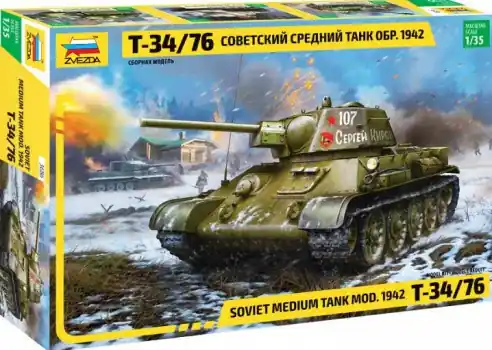 SOVIET MEDIUM TANK T-34/76 MOD 1942 Exclusieve Aanbieding