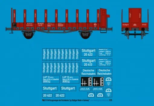 Veilige Betaling REICHSBAHN RUNGENWAGEN TYP STUTTGART