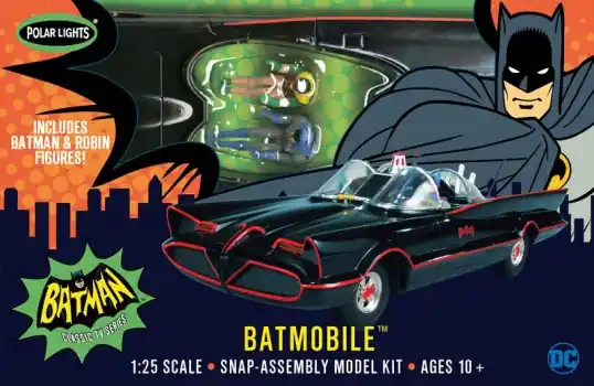 Koop Vandaag BATMOBILE SNAP KIT + PAINTED FIGURES