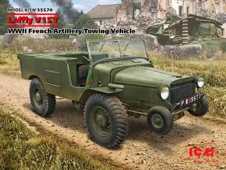 LAFFLY V15T WWII FRENCH ARTILLERY TOWING VEHICLE Finale Uitverkoop