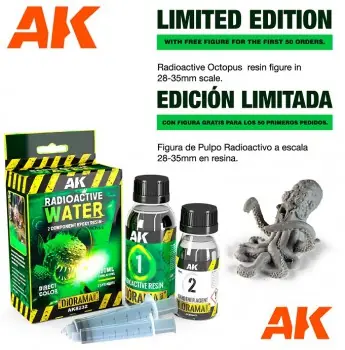Koop Vandaag RADIOACTIVE WATER 2 COMPONENTS RESIN