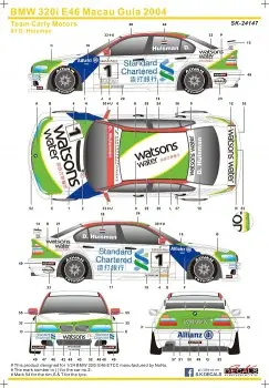 BMW 320I E46 FIA MACAU GUIA 2004 TEAM CARLY MOTORS Direct Verzonden